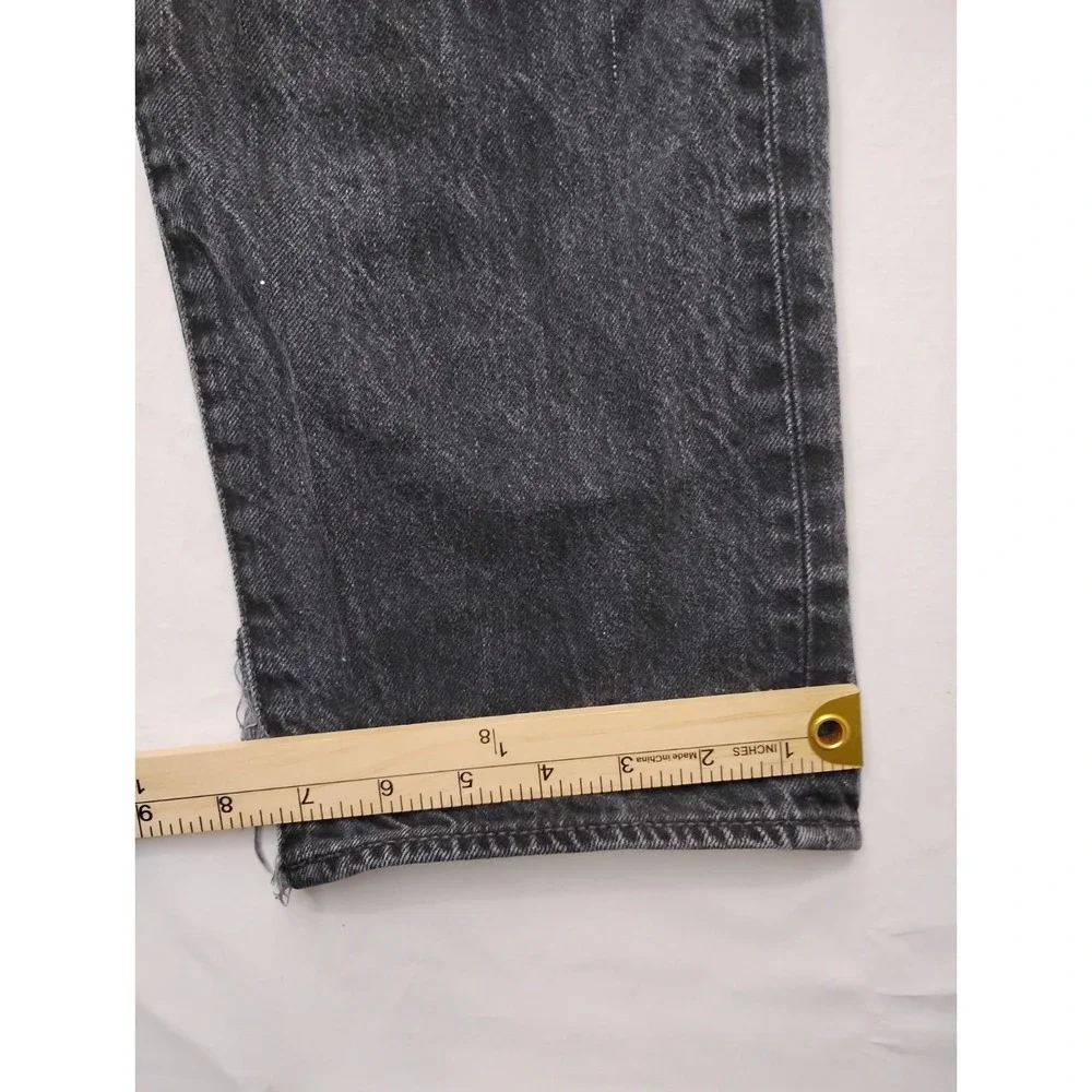 Levis Jeans 501 CT Tapered Button Fly Faded Black‎ Wash 38x34 (fit 36x31)